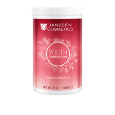 Janssen - Увлажняющий и смягчающий скраб с маслом из косточек клюквы Younger You Body Scrub, 1 л
