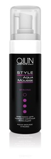OLLIN Professional - Аква мусс для укладки сильной фиксации Aqua Mousse Strong, 150 мл
