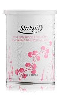 Starpil - Воск теплый в банке Натуральный для тонких и средних волос, 800 мл