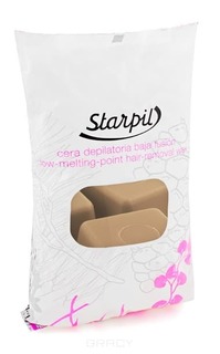 Starpil - Воск горячий в дисках Шоколад EXTRA для любого типа волос, 1кг