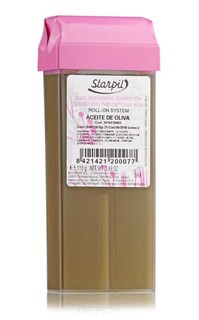Starpil - Воск в картридже Оливковый для тонких и ослабленных волос, 110 гр