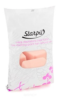 Starpil - Воск горячий в дисках Розовый EXTRA для любого типа волос, 1кг