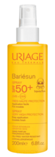 Uriage - Солнцезащитный спрей для детей SPF50+ Bariesun, 200 мл