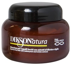 Dikson - Маска с экстрактом бессмертника для сухих волос Natura Mask per capelli Secchi With Helichrysum, 250 мл