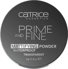 Catrice - Пудра компактная, матирующая, влагостойкая Prime And Fine Mattifying Powder Waterproof, 9 г