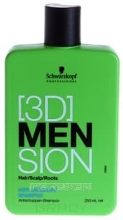 Schwarzkopf Professional - Шампунь против перхоти 3D Men