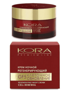 Кора - Крем ночной регенерирующий Premium Line, 50 мл
