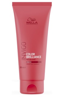 Wella - Бальзам-уход для защиты цвета окрашенных жестких волос Invigo Color Brilliance, 200 мл