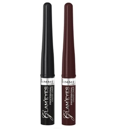 Rimmel - Жидкая подводка для глаз Glam`eyes Professional Liquid Liner, (2 оттенка)