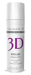 Collagene 3D - Крем для лица Boto Line с Syn®-ake комплексом, коррекция мимических морщин