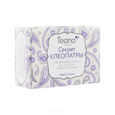 Teana - Натуральное мыло для лица и тела &quot;Секрет Клеопатры&quot;, для сухой и чувствительной кожи, с ослиным молоком, 100 гр