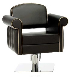 Pietranera - Кресло для клиента Londra Optima гидравлика, квадрат - хром (цвет В03/кант В40)