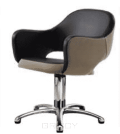Pietranera - Кресло для клиента Fifty гидравлика, пятилучье - хром (цвет B22)