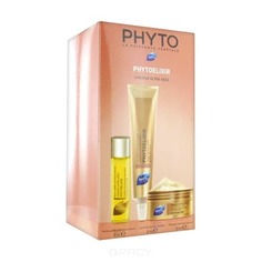 Phytosolba - Набор Фитоэликсир: Крем-уход очищающий + Масло-уход + Маска Интенсивное питание, 10+30+50 мл
