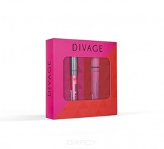 Divage - Набор подарочный № 66 (тушь для ресниц 90х60х90 № 6101 + блеск для губ Crystal Shine № 08), 10 + 5 мл
