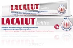 Lacalut - Промо-набор Зубная паста White, 75 мл + зеркальце в ПОДАРОК