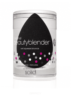 BeautyBlender - Набор косметический Beautyblender Pro + Blendercleanser Solid Mini черный спонж + мини-мыло