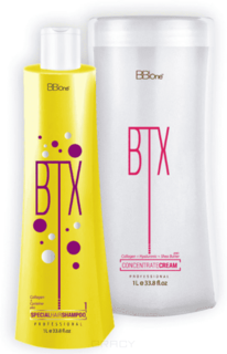 BB One - Набор Ботокс для волос Концентрат крем BTX Concentrate Cream без пигмента (шаг 1 + шаг 2)