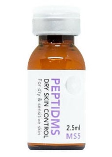 Intomedi - Биопептон активный концентрат для обезвоженной, экстремально сухой, стрессированной кожи Peptides Dry Skin Control MS5-1, 2,5 мл