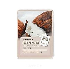 Tony Moly - Маска с экстрактом масла Ши Pureness 100 Shea Butter Mask Sheet Moisturizing, 21 мл