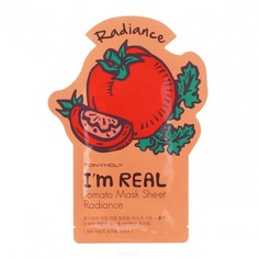 Tony Moly - Тканевая маска для лица с экстрактом томатов I’m Real Tomato Mask Sheet Radiance, 21 мл