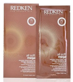 Redken - Тканевая маска для волос All Soft Mega, 10 шт