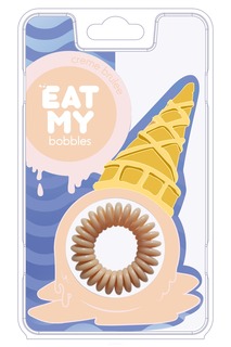 Eat My Bobbles - Резинки для волос в цвете «Крем-брюле» Creme brulee, 3 шт