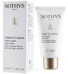 Sothys - Легкий крем Clarte&Confort для чувствительной кожи и кожи с куперозом