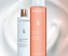 Sothys - Набор &quot;Дуэт очищение для нормальной и комбинированной кожи&quot; Vitality Cleansing Milk + Vitality Lotion 400/400 мл