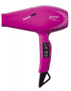 BabyLiss Pro - Фен профессиональный Luminoso фуксия, BAB6350IFE