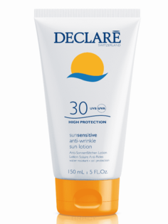 Declare - Солнцезащитный лосьон SPF 30 с омолаживающим действием Anti-Wrinkle Sun Lotion SPF 30, 150 мл