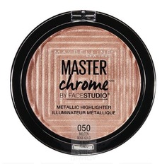 Maybelline - Хайлайтер для лица &quot;Master Chrome&quot; для сияния кожи, оттенок 050 Molten Rose Gold, 6,7 гр