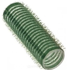 Sibel - Бигуди на липучке 21 мм зеленые, 12 шт./уп.