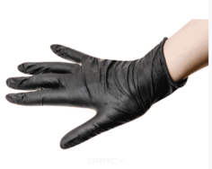 Sibel - Перчатки латекс черные, 100 шт