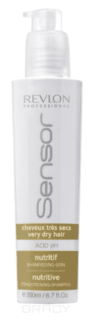 Revlon - Питательный шампунь-кондиционер для очень сухих волос Sensor Nutritive Shampoo, 200 мл