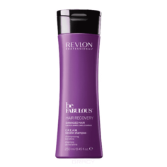 Revlon - Очищающий шампунь с кератином Be Fabulous Hair Recovery Keratin Shampoo, 250 мл