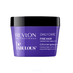 Revlon - Очищающая маска для тонких волос Be Fabulous Daily Care Fine Hair Lightweight Mask, 200 мл