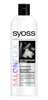 Syoss - Бальзам Salonplex Реставрация для химически и механически поврежденных волос, 500 мл