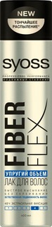 Syoss - Лак для волос FiberFlex Упругий Объем экстрасильной фиксации, 400 мл
