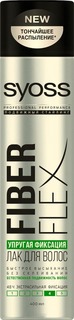 Syoss - Лак для волос FiberFlex Упругая Фиксация экстрасильной фиксации, 400 мл