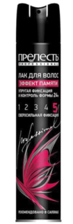 Прелесть Professional - Лак для волос Эффект памяти CCФ, 300 мл