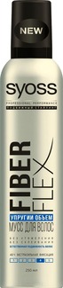 Syoss - Мусс для волос FiberFlex Упругий объём экстрасильная фиксация, 250 мл