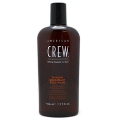 American Crew - Гель для душа, для ежедневного использования 24-Hour Deodorant Body Wash, 450 мл