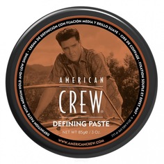 American Crew - Паста со средней фиксацией и низким уровнем блеска для укладки волос King Defining Paste, 85 г
