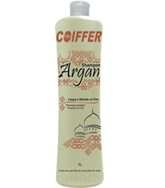 Coiffer - Шампунь для волос Argan Limpa e Hidrata Шаг 1, 1 л