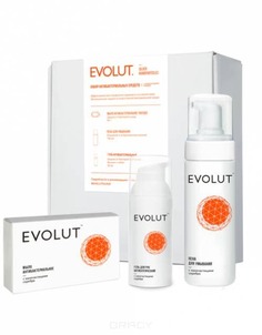 Evolut - Набор №1: &quot;Очищение/защита/восстановление&quot;, 95 гр + 150 мл + 50 мл