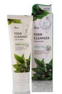 Ekel - Пенка для умывания с экстрактом зеленого чая Green Tea Foam Cleanser, 180 мл
