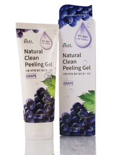 Ekel - Пилинг-скатка с экстрактом винограда Grape Natural Clean Peeling Gel, 180 мл