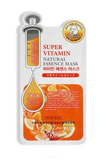 Ekel - Маска с витамином С Vitamin Natural Essence Mask 3D, 25 гр