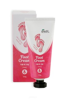 Ekel - Успокаивающий крем для ног с экстрактом розы Foot Cream Rose, 100 мл
